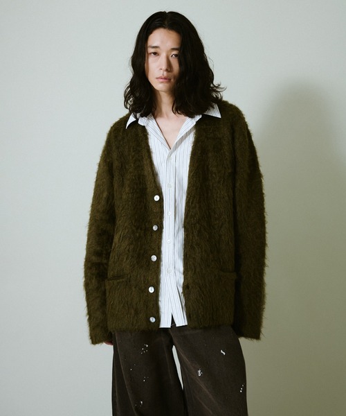 mohair touch super shaggy cardigan / モヘアタッチスーパーシャギー