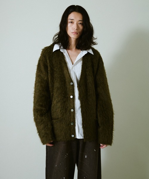 mohair touch super shaggy cardigan / モヘアタッチスーパーシャギー