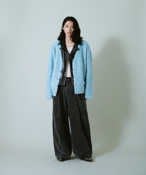 mohair touch super shaggy cardigan / モヘアタッチスーパーシャギー