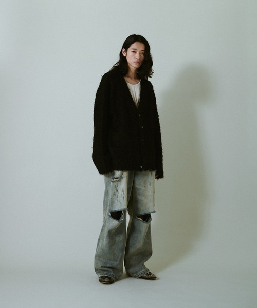 mohair touch super shaggy cardigan / モヘアタッチスーパーシャギー