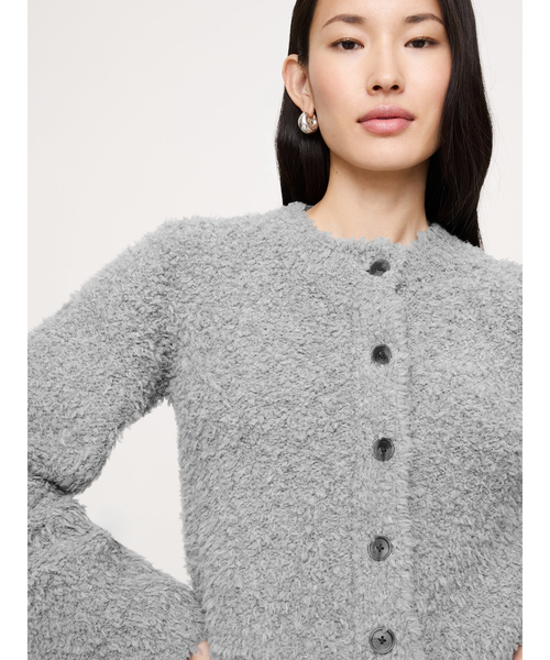 Banana Republic(バナナリパブリック)の「カーリー メリノブレンド カーディガン(カーディガン/ボレロ・レディース・ブラウン/チャコールグレー・L/M/S/XS)」の8枚目の写真
