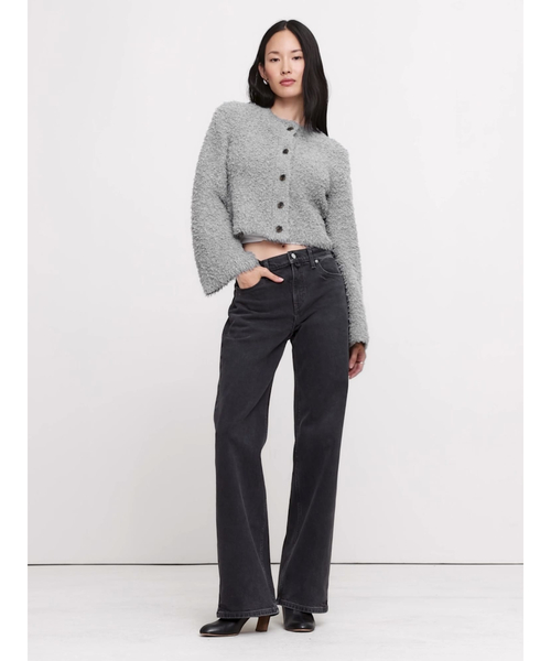Banana Republic(バナナリパブリック)の「カーリー メリノブレンド カーディガン(カーディガン/ボレロ・レディース・ブラウン/チャコールグレー・L/M/S/XS)」の10枚目の写真