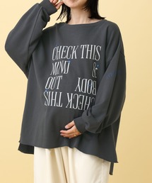 LEPSIM(レプシィム)の【産前・産後対応】マタニティ/裏毛ロゴ刺繍スウェット 591258(マタニティウェア/グッズ)