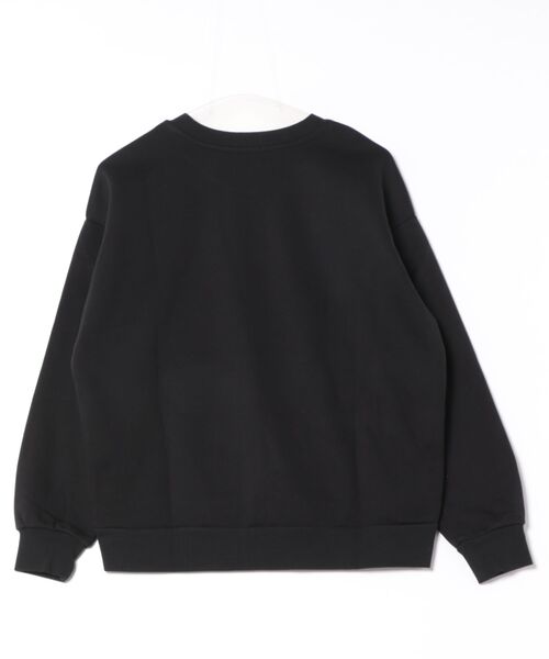 Honeys(ハニーズ)の「【ハニぽか】裏起毛ゆるスウェット(スウェット・レディース・スミクロ/杢グレー/ブルー/ピンク/グリーン/ライトベージュ/ブラック・M/LL/L/3L/S)」の8枚目の写真