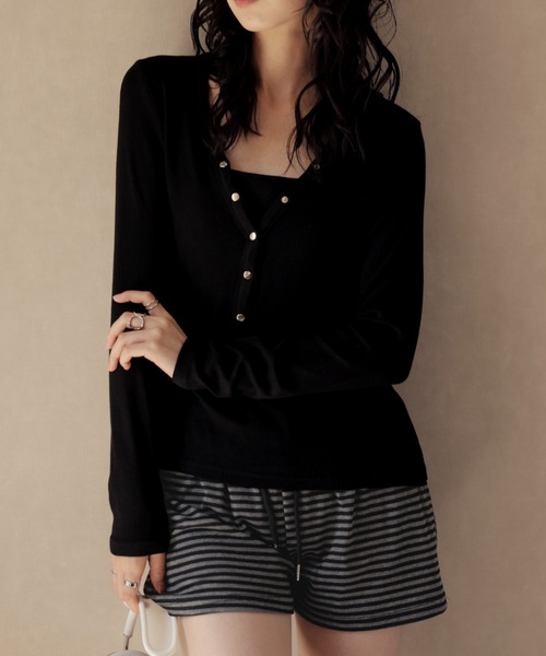 Ulysses(ユリシス)の「ボーダーショートパンツ(その他パンツ・レディース・ホワイト/グレー・F)」の21枚目の写真