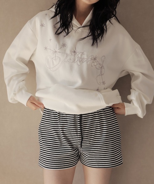 Ulysses(ユリシス)の「ボーダーショートパンツ(その他パンツ・レディース・ホワイト/グレー・F)」の11枚目の写真