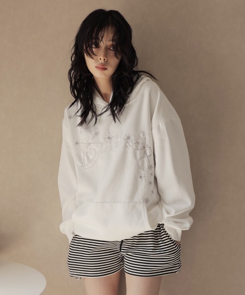 Ulysses(ユリシス)の「ボーダーショートパンツ(その他パンツ・レディース・ホワイト/グレー・F)」の15枚目の写真