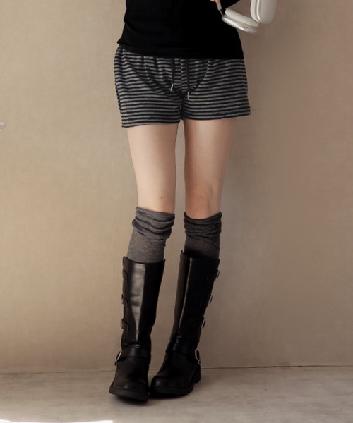 Ulysses(ユリシス)の「ボーダーショートパンツ(その他パンツ・レディース・ホワイト/グレー・F)」の22枚目の写真