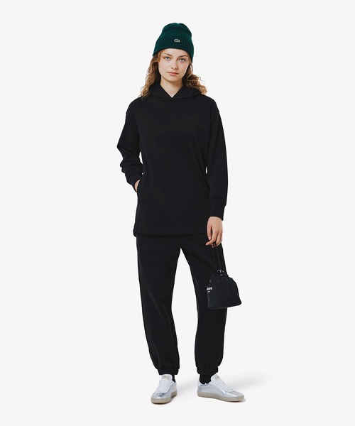LACOSTE(ラコステ)の「裏パイルスウェットフーディー(パーカー・レディース・オフホワイト/ブラック/ダークブラウン・34/36/38/40)」の11枚目の写真