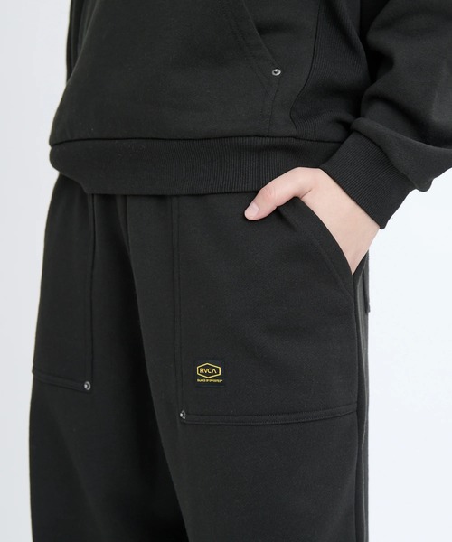 RVCA(ルーカ)の「RVCA レディース RECESSION SWEAT PANTS セットアップボトムス 【2025年秋冬モデル】 @autumn/ルーカスウェットパンツ(スウェットパンツ・レディース・ブルー系その他/ホワイト/ブラック・MEDIUM/SMALL)」の1枚目の写真