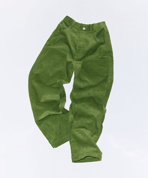 Green　Parks（グリーンパークス）の「■WITH KURUMI NAKATA コーデュロイパンツ（その他パンツ・レディース・ブラウン/グリーン・FREE）」の6枚目の写真