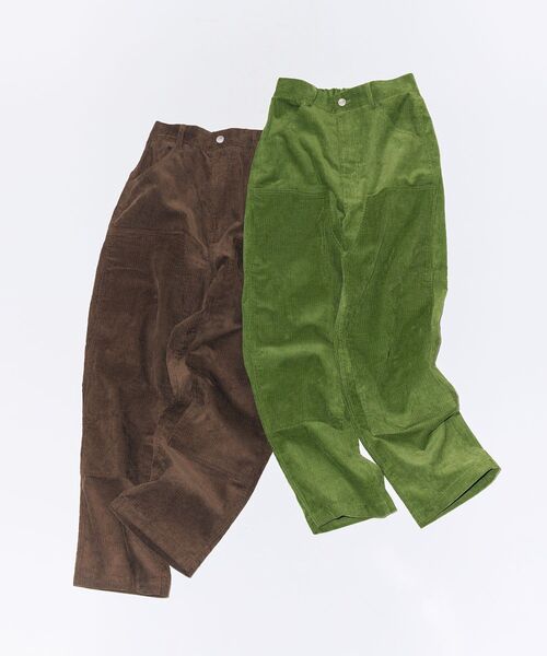 Green　Parks（グリーンパークス）の「■WITH KURUMI NAKATA コーデュロイパンツ（その他パンツ・レディース・ブラウン/グリーン・FREE）」の8枚目の写真