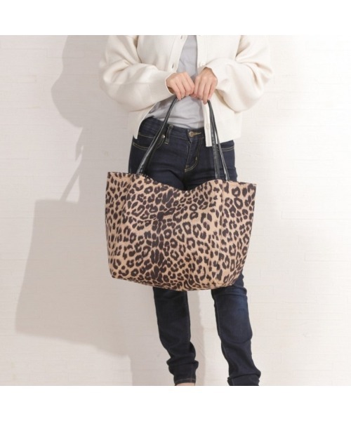 A4大人気商品！アニマル柄 ゼブラ☆レオパード トートバック（トート