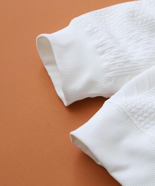 THE SHOP TK （ザ ショップ ティーケー ）の「【無地に飽きた方へ】ふくれジャカードスウェット　洗濯機OK/6色展開/ユニセックスでおすすめ！（スウェット・メンズ・グリーン系/ライトグレー/ブルー系その他/オレンジ/ブラウン系その他/オフホワイト・04/03/02）」の17枚目の写真