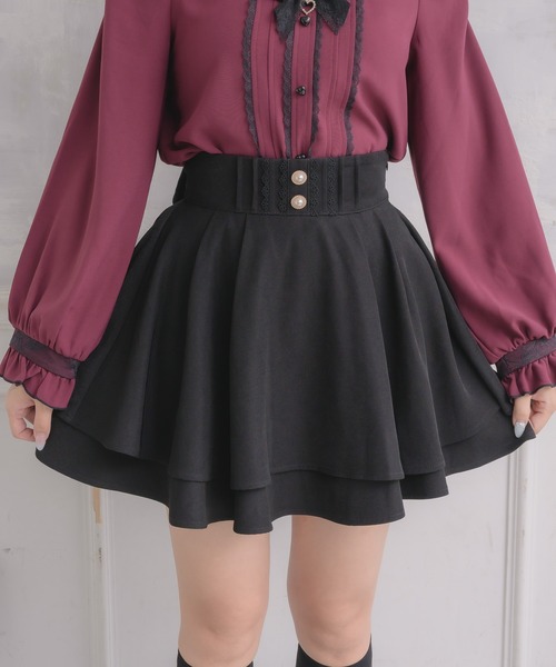 ROJITA（ロジータ）の「バックリボンダブルフレアスカパン（スカート・レディース・ブラック/ボルドー/その他・FREE）」の11枚目の写真