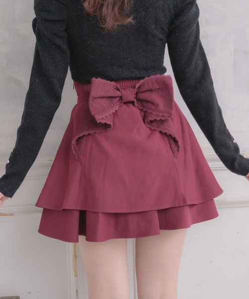 ROJITA（ロジータ）の「バックリボンダブルフレアスカパン（スカート・レディース・ブラック/ボルドー/その他・FREE）」の17枚目の写真