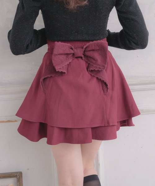 ROJITA（ロジータ）の「バックリボンダブルフレアスカパン（スカート・レディース・ブラック/ボルドー/その他・FREE）」の18枚目の写真