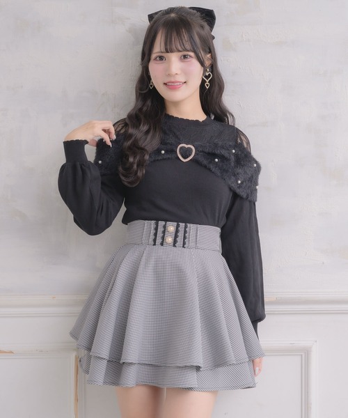 ROJITA（ロジータ）の「バックリボンダブルフレアスカパン（スカート・レディース・ブラック/ボルドー/その他・FREE）」の21枚目の写真