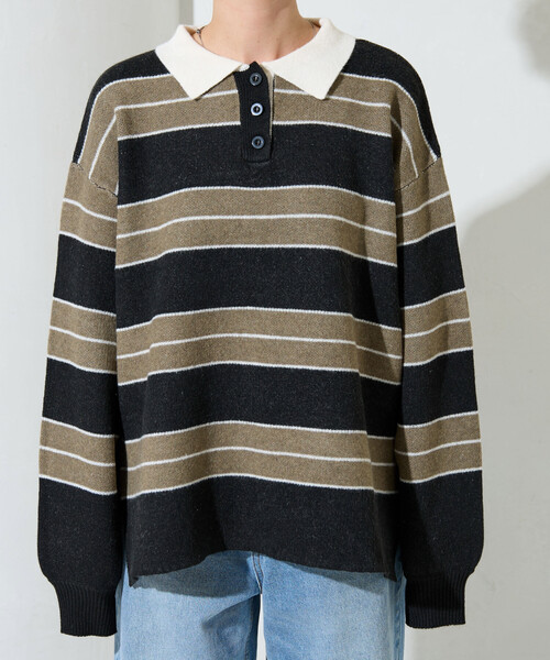 ラガーニットプルオーバー(値段交渉可！) ラガーニットプルオーバー(値段交渉可！)