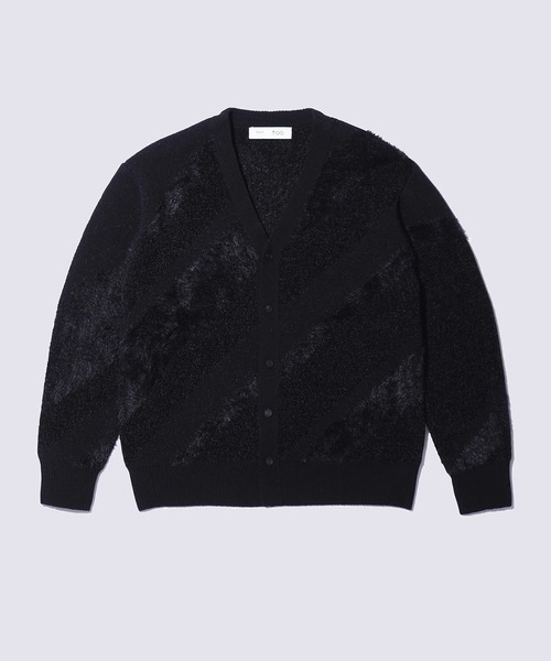 大*福様 美品　23SS Toga Virilis トーガ　カーディガン 48 TOGA VIRILIS/トトーガRegimental knit cardigan（カーディガン