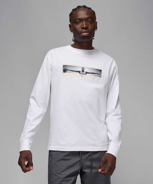 セール】ジョーダン メンズ ロングスリーブ クルーネック Tシャツ
