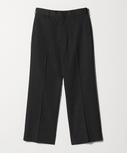 H＞ダブルクロス フレア ワイドパンツ（スラックス）｜H