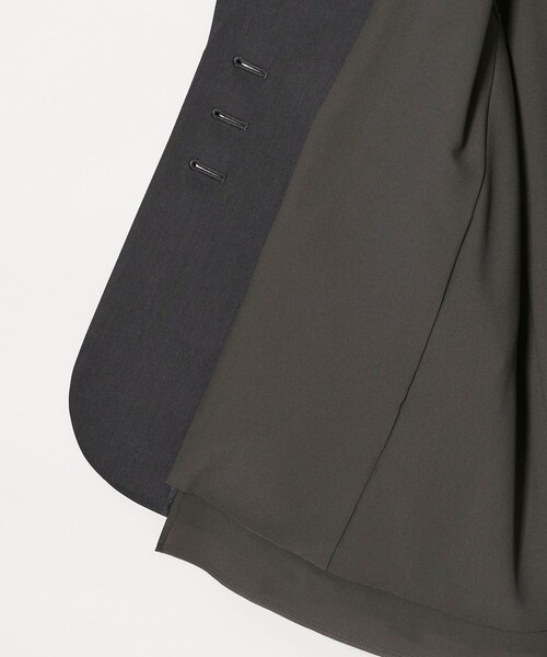 EMMEL REFINES（エメルリファインズ）の「＜EMMEL REFINES＞EM タチキリ テーラード ジャケット（テーラードジャケット・レディース・ベージュ/ダークグレー・M/S）」の21枚目の写真