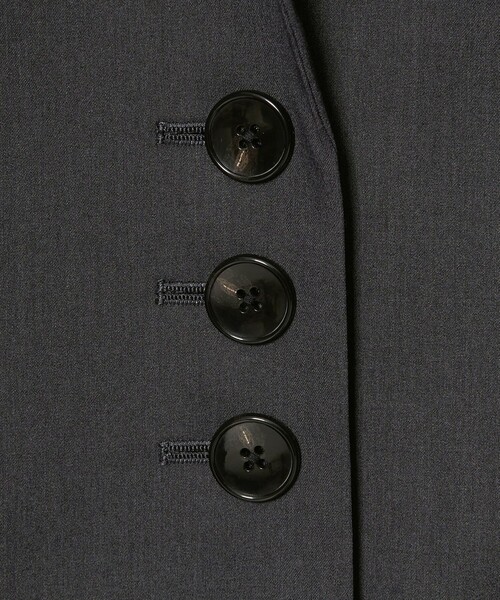 EMMEL REFINES（エメルリファインズ）の「＜EMMEL REFINES＞EM タチキリ テーラード ジャケット（テーラードジャケット・レディース・ベージュ/ダークグレー・M/S）」の3枚目の写真