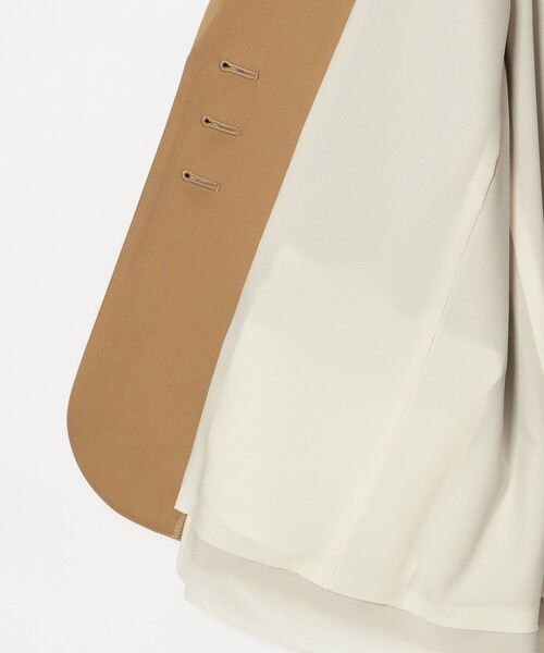 EMMEL REFINES（エメルリファインズ）の「＜EMMEL REFINES＞EM タチキリ テーラード ジャケット（テーラードジャケット・レディース・ベージュ/ダークグレー・M/S）」の6枚目の写真