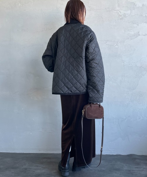 LAVENHAM（ラベンハム）の「[LAVENHAM/ラベンハム] TEYNHAM MENS テイナム キルティングジャケット（その他アウター・レディース・ブラック・M/L）」の2枚目の写真