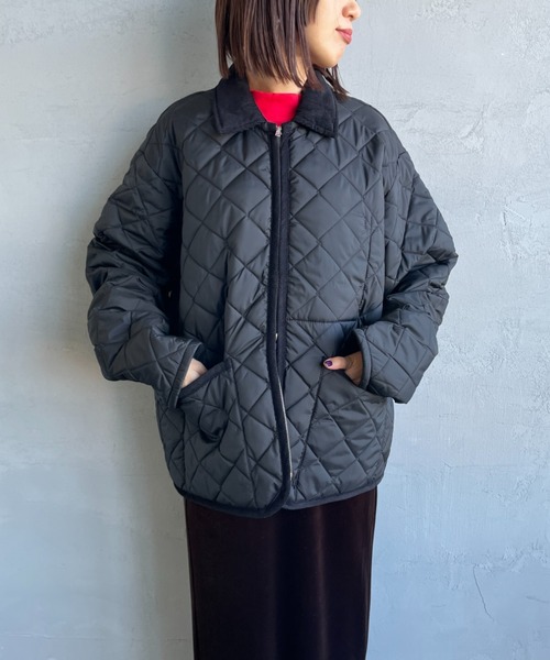 LAVENHAM（ラベンハム）の「[LAVENHAM/ラベンハム] TEYNHAM MENS テイナム キルティングジャケット（その他アウター・レディース・ブラック・M/L）」の5枚目の写真