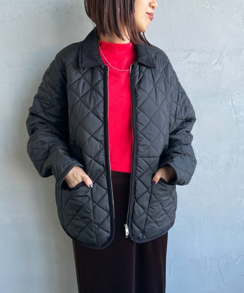 LAVENHAM（ラベンハム）の「[LAVENHAM/ラベンハム] TEYNHAM MENS テイナム キルティングジャケット（その他アウター・レディース・ブラック・M/L）」の4枚目の写真