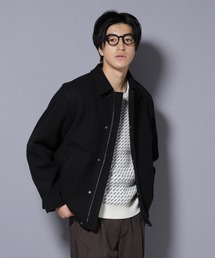 テックメルトンショートブルゾン