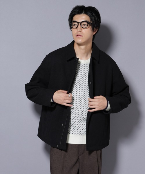 NANO universe（ナノユニバース）の「テックメルトンショートブルゾン（ブルゾン・メンズ・チャコール/ブルー/ブラック・S/M/L）」の20枚目の写真