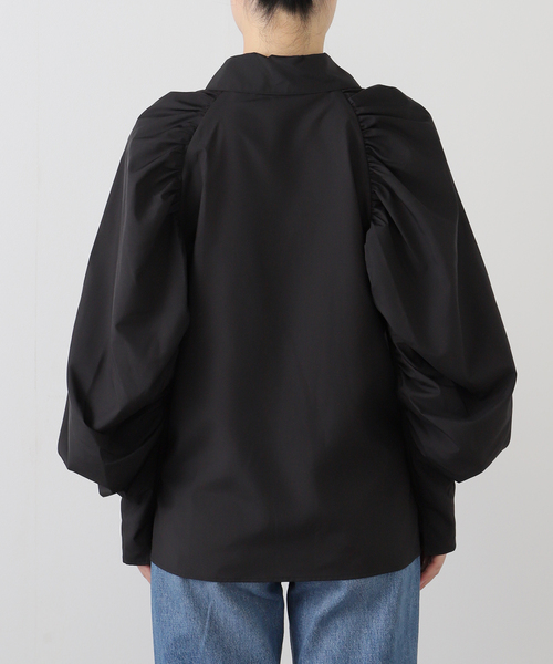 FUMIE TANAKA（フミエタナカ）の「【FUMIE TANAKA(フミエタナカ)】ball sh：シャツ（シャツ/ブラウス・レディース・ブラック/ホワイト・2）」の6枚目の写真