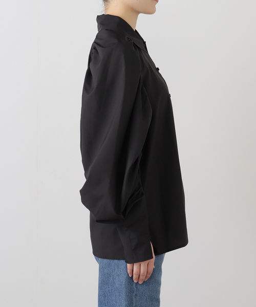 FUMIE TANAKA（フミエタナカ）の「【FUMIE TANAKA(フミエタナカ)】ball sh：シャツ（シャツ/ブラウス・レディース・ブラック/ホワイト・2）」の7枚目の写真