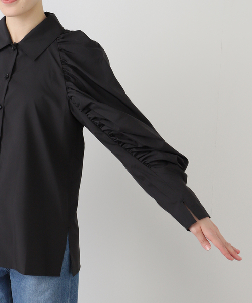 FUMIE TANAKA（フミエタナカ）の「【FUMIE TANAKA(フミエタナカ)】ball sh：シャツ（シャツ/ブラウス・レディース・ブラック/ホワイト・2）」の8枚目の写真