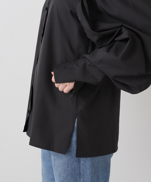 FUMIE TANAKA（フミエタナカ）の「【FUMIE TANAKA(フミエタナカ)】ball sh：シャツ（シャツ/ブラウス・レディース・ブラック/ホワイト・2）」の9枚目の写真