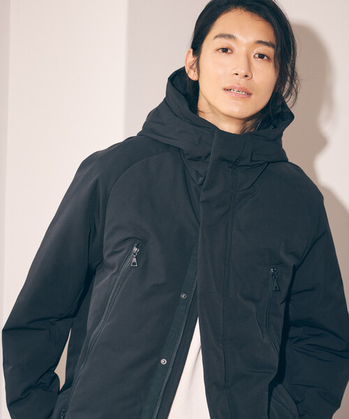 COMME CA ISM（コムサイズム）の「ウェザー リサイクルダウン フードブルゾン（ダウンジャケット/コート・メンズ・ダークブラウン/ネイビー/ブラック・LARGE/MEDIUM）」の6枚目の写真