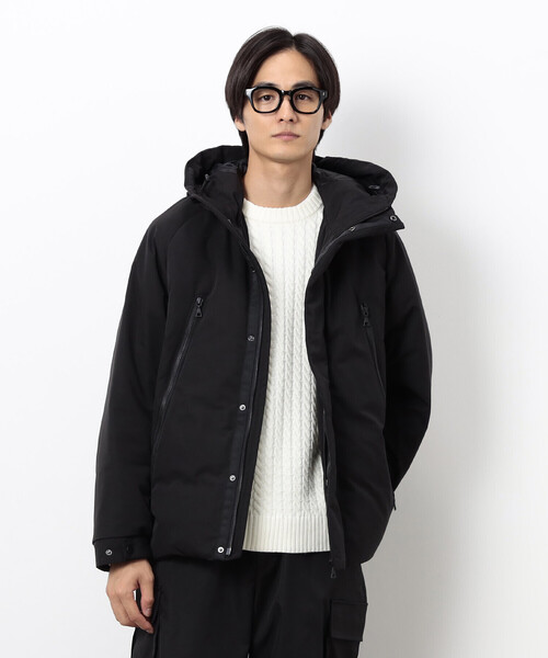 COMME CA ISM（コムサイズム）の「ウェザー リサイクルダウン フードブルゾン（ダウンジャケット/コート・メンズ・ダークブラウン/ネイビー/ブラック・LARGE/MEDIUM）」の8枚目の写真