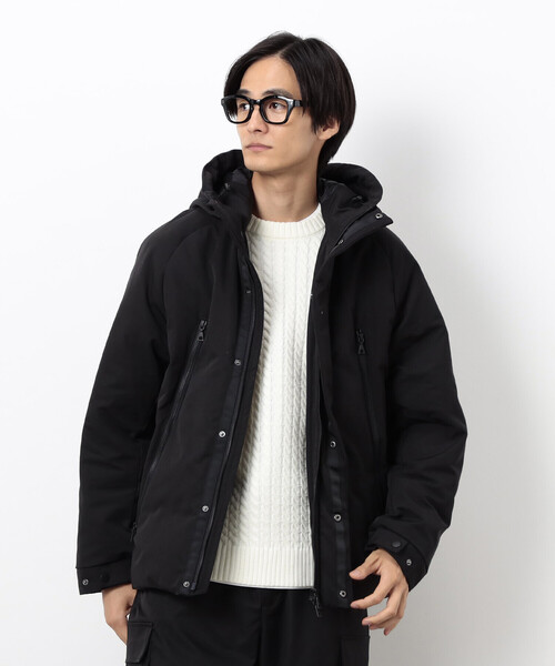 COMME CA ISM（コムサイズム）の「ウェザー リサイクルダウン フードブルゾン（ダウンジャケット/コート・メンズ・ダークブラウン/ネイビー/ブラック・LARGE/MEDIUM）」の9枚目の写真