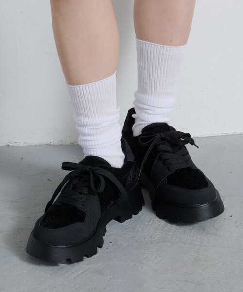 Kastane（カスタネ）の「【4色展開】カラバリハイソックス（ソックス/靴下・レディース・カーキ/ホワイト/キャメル/ブラウン・FREE）」の8枚目の写真