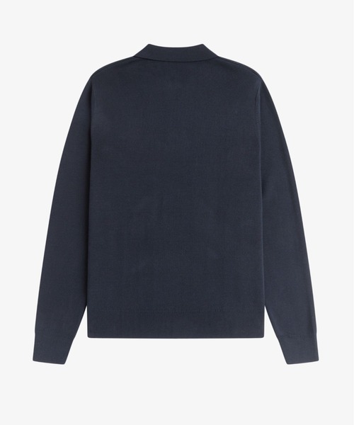 Tonal Stripe Knitted Polo Shirt／トーナルストライプニットポロシャツ