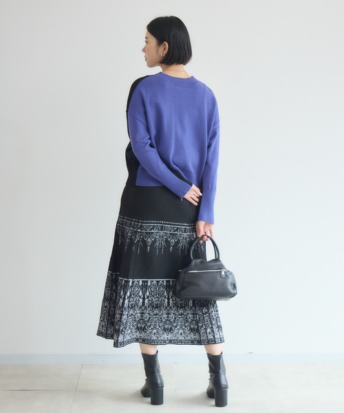 Paradise Picnic（パラダイスピクニック）の「ラメ糸ニットスカート（スカート・レディース・ゴールド/シルバー・FREE）」の8枚目の写真