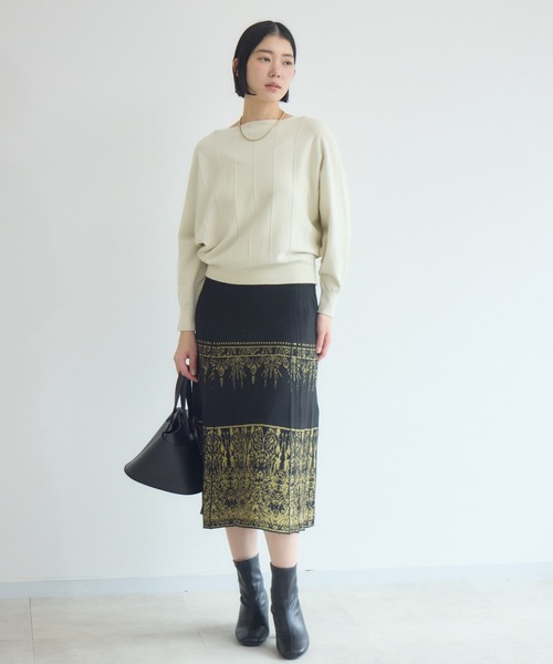 Paradise Picnic（パラダイスピクニック）の「ラメ糸ニットスカート（スカート・レディース・ゴールド/シルバー・FREE）」の13枚目の写真