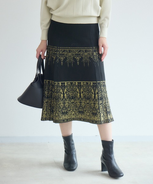 Paradise Picnic（パラダイスピクニック）の「ラメ糸ニットスカート（スカート・レディース・ゴールド/シルバー・FREE）」の17枚目の写真