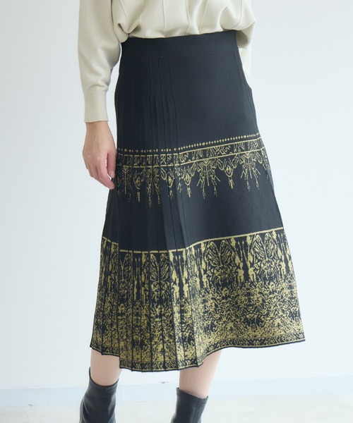 Paradise Picnic（パラダイスピクニック）の「ラメ糸ニットスカート（スカート・レディース・ゴールド/シルバー・FREE）」の18枚目の写真