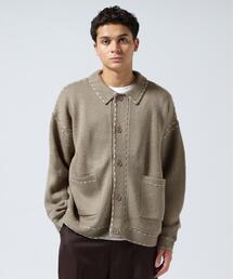 BEAVER（ビーバー）の「B omnivore/ビーオムニボー　起毛KNIT HAND JACKET（カーディガン/ボレロ）」