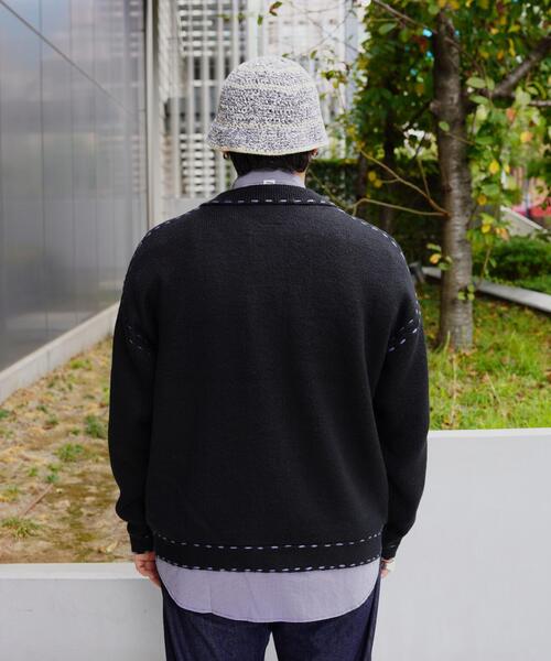 セール】B omnivore/ビーオムニボー 起毛KNIT HAND JACKET