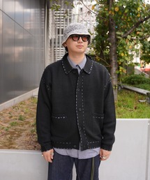 BEAVER | B omnivore/ビーオムニボー　起毛KNIT HAND JACKET(カーディガン/ボレロ)
